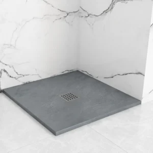 Dušo padėklas Rock Grey su sifonu 90x90, 90x120, 80x100, 80x120 cm - Image 4