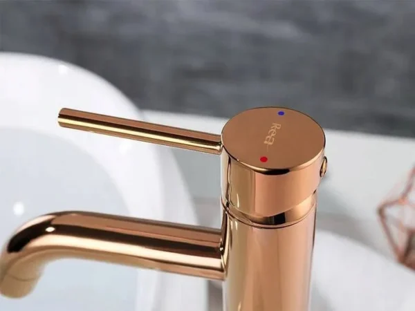 Praustuvo maišytuvas Rea LUNGO Rose GOLD 28 - Image 3