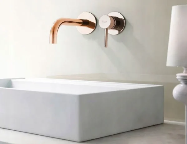Praustuvo maišytuvas Rea Lungo Rose Gold + box potinkinis - Image 3