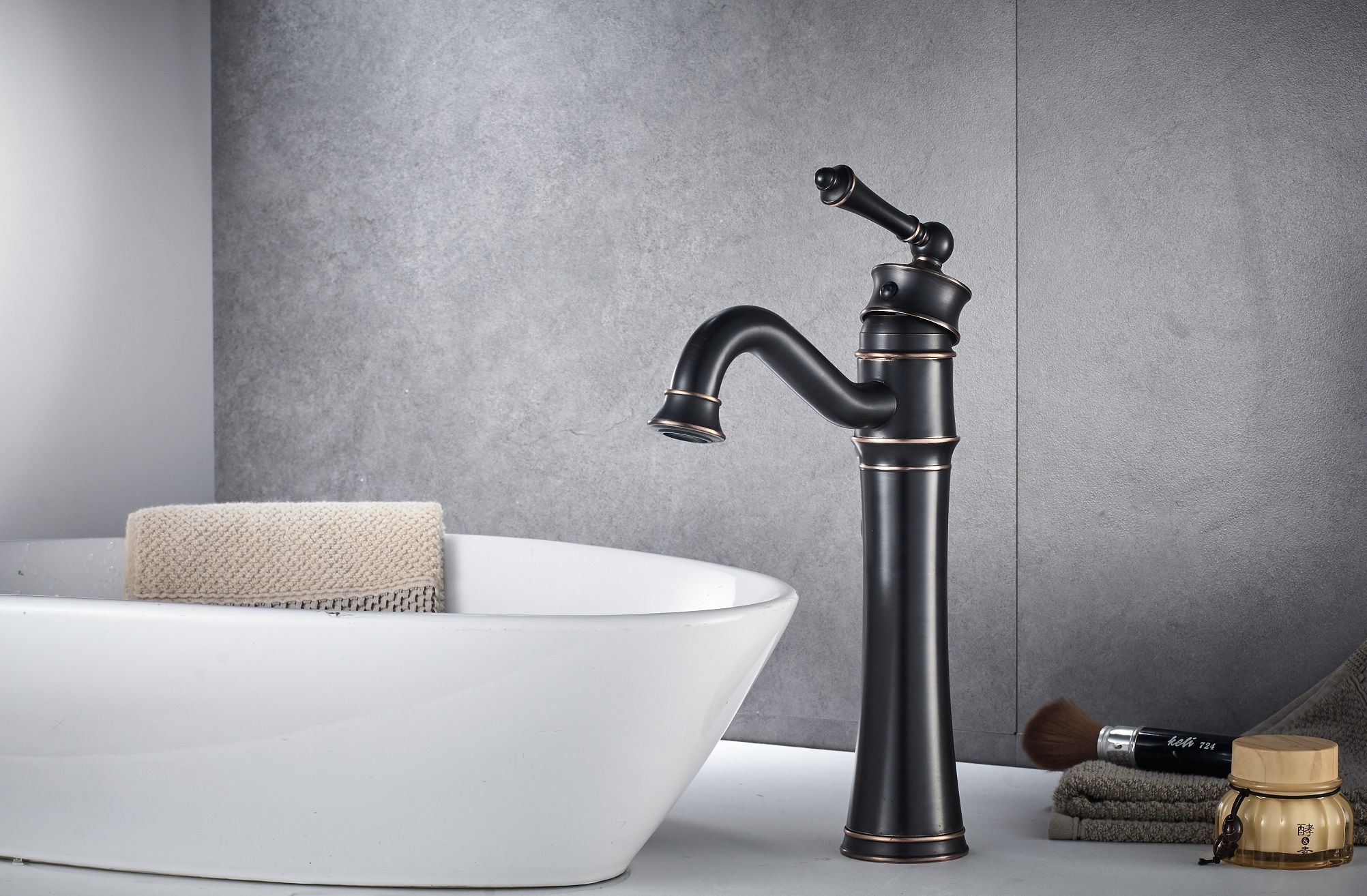 Praustuvo maišytuvas Rea Vintage Old Black 34 - Image 2