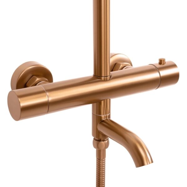 Dušo maišytuvas Rea Lungo Brushed Copper Termostat - Image 3