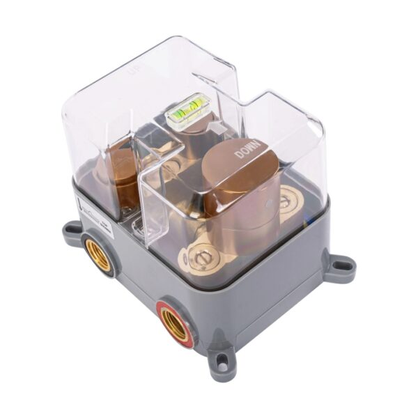Dušo maišytuvas Rea Lungo Miler Brushed Copper Termostat potinkinis - Image 5