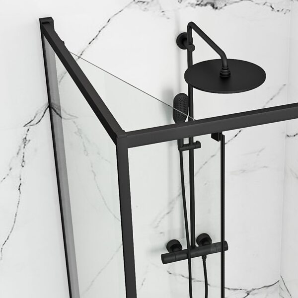 Dušo kabina REA KABINA SPACE IN BLACK 80x100, 90x90 cm - Image 5
