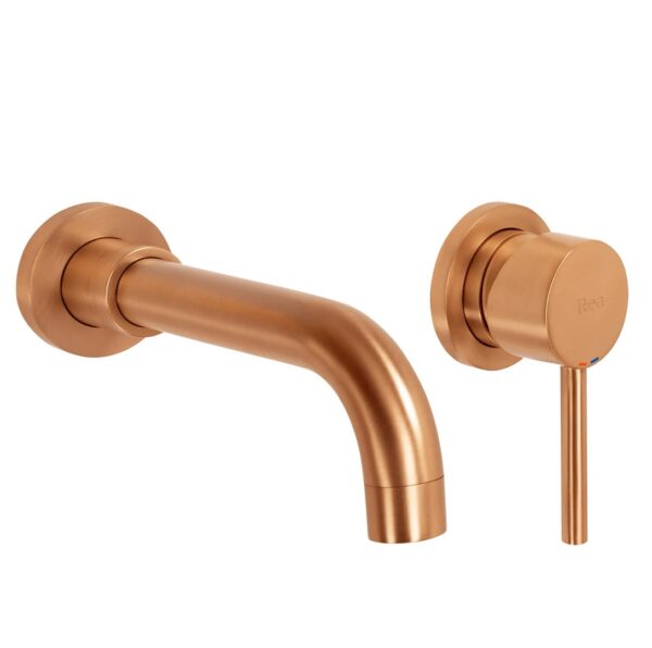 Praustuvo maišytuvas  Rea Lungo LONG Brushed Copper + box potinkinis