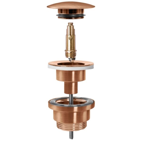 Universalus Praustuvo dangtelis Rea Klik-klak Brush Copper Varinis - Image 4